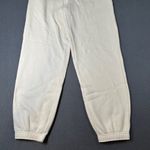 Zella Womens Medium Pull On High Rise Cream Jogger Sweatpants Elastic Photo 1