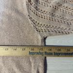 VTG SS Knit Sweater Crochet Detail Blush Pink Feminine Size M Photo 7