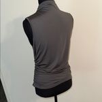 Elegant Charcoal Sleeveless Women's Tank Top Gray Size M Photo 2