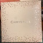 Chrystina Chrystal Sparkling Hoop Earrings Fine silver plated Silver Photo 3