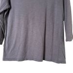 Pact 100% Organic Cotton Boatneck 3/4 Sleeve T-Shirt Top in Gray, Size Small Photo 5