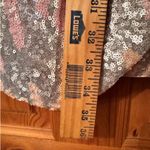 ASOS  Ever New sequin drape mini dress in pastel ombre Photo 8