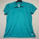 The North Face Women's  Teal Polo Shirt Size L/G Photo 0