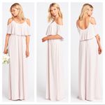 Show Me Your Mumu Caitlin Ruffle Maxi Dress Small Off White NWT Photo 1