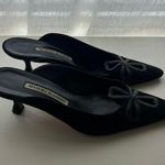 Manolo Blahnik Suede Leather mule slides Size 38 Photo 0
