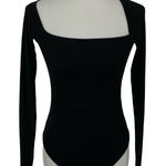 Alix NYC Bodysuit Medium Black Long Sleeve Slim Fit‎ Sexy Club Minimal Photo 0