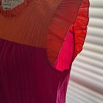 Colorblock Ruffle Sleeve Top Photo 3