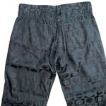 Elie Tahari  Vintage Tone on Tone Circles Black Trouser Pants Size 4P Petite Photo 5