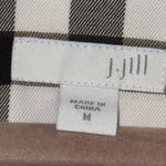 J. Jill Button Shirt and Oversized Dress Shirt Gingham Bundle Black Size M Photo 8