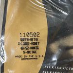 Silkies Ultra Sheer Shapely Perfection Queen Black NEW NWT NOS XL Honey Tan Photo 3