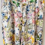 Anthropologie Maeve The Brooklin Printed Wide-Leg Pull-On Pants, Size L Photo 4
