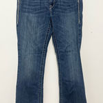 Ariat  denim turquoise size 29R wide leg dark jean casual rodeo western Photo 0