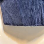 American Eagle NWT AE Overall Mini Dress XL Blue Corduroy Adjustable Strap Raw Hem Retro Photo 2