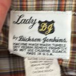 Vintage 70s Lady DJ by Dickson Jenkins Earth Tone Plaid Pearl Snap Western Shirt Size undefined Photo 3
