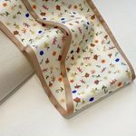 4 Piece Satin Style‎ Khaki Tan Floral Selection Twillies Photo 4