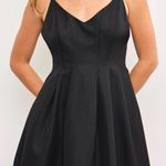Keepsake  Black Mini Dress Fit and Flare Party Cocktail Size Small Photo 0