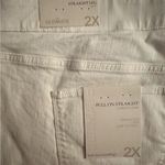 Soft Surroundings  The Ultimate Denim Pull On Straight Crop Comfort Waist Jeans Photo 5