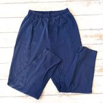 Everlast Women’s M Blue Elastic Waist Pull On Pants 100% Cotton Casual Wear Medium Photo 0