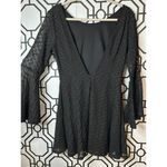 Altar'd State Altered State Ladies Flowy Sleeve Black Cotton, Nylon Sleek Dress Size Medium Photo 3