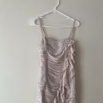 Ark & Co. Ruffle Mini Dress Layered Sz S Spaghetti Strap pleated Prom Date Night Photo 1