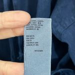 Free People  We The Free Alpine Denim Top Medium Cotton Tiered Bell Sleeve Blue Photo 7