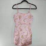 I am gia I.AM.GIA Womens Rose Kiko Mini Dress Satin XS Photo 1