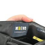 Anthropologie Maeve The Colette Pants Wide-Leg Faux Leather Black Size 33 Photo 9