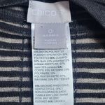 Chico's Women's Black Semi Sheer Open Cardigan Lightweight 3/4 Sleeve sz Small 0 Photo 5