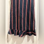 ZARA  Trafaluc Navy and Red Striped Mini Dress Size Small Photo 2
