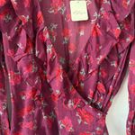 Free People Free‎ People Amanda Ruffle Long Sleeve Top In Sultry Combo Medium Size  NWT Photo 5