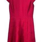 Enfocus Studio EN FOCUS STUDIO Red Texture Mini Dress Size 12 Photo 0