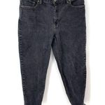 Levi's 599 Vintage Tapered Leg Dry Goods Mom Jeans Black Wash Women's Size 13 Photo 0