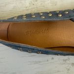 Madewell NEW  Sz 6.5 Greta Studded Leather Mary Jane Flat Basalt Blue NV817 Photo 9