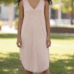 Z Supply Dress Women Medium Tank Lounge Sleeveless V-Neck Raw Hem T-Shirt Photo 0