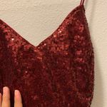 SheIn Red Sequin Mini Dress Photo 1