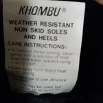 Khombu  9 Chunky Weather Resistant Non-Skid Snow Boots in Black E221-9764 Photo 10