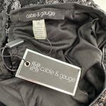 Cable & Gauge Cable & Gauze Black Sequin Leaf T-Shirt size 2X Short Cap Sleeves NWT Photo 8