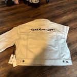 Honor the gift Women's Cream Jean Jacket Size L Photo 2