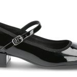 NWT Madden NYC Women's Patent Mary Jane Platform Low Heel Size 7.5 Black Photo 4