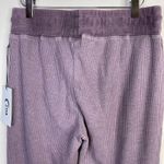 Zyia  Dont Wake Me Up Lilac Thermal Waffle Knit Joggers Pants Loungewear M New Photo 7