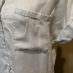 Rails Los Angeles Women's Button Down Shirt Small Light Blue Short Sleeve Photo 4