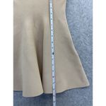 BCBG Maxazria Women's Solid Beige Skirt Swing Size Small Stretch Pullon Flare Photo 5