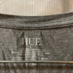 Hue  Grey V Neck Short Sleeve Basic Tee Large Photo 1