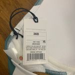 Shade & Shore  Lightly Lined Bikini Top‎ Womens Size 36B Green White Striped NWT Photo 3