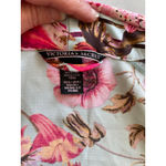 Victoria's Secret Women's Light Blue Pink Floral Robe XS/S Photo 1