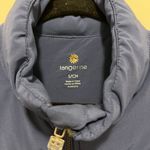 Tangerine Navy Blue Exercise Reflective Puffer Vest, Womens Size Photo 1