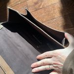 Banana Republic Vintage  Tan Leather Shoulder Bag Photo 4