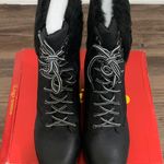 Zigi Soho Black Ames Wedge Boots Size 10 Photo 4