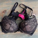 La Senza Black All Over Lace Nude Cups Beyond Sexy Bra - 36A Photo 0