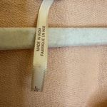 Free People Peach Ruffle Hem Boho Top L – Long Sleeve Romantic Slouchy Pullover Photo 4